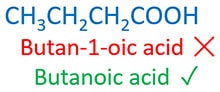 rules carboxylic acid naming